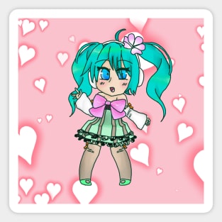 Hatsune Miku Colorful Gumdrop, chibi ver. Magnet